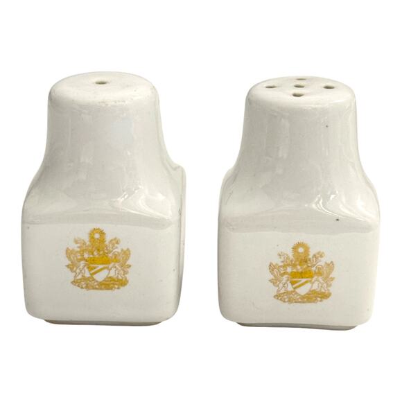 British Airways BOAC Salt and Pepper Shakers in Bone China by Royal Doulton 1151 - Picture 1 of 10